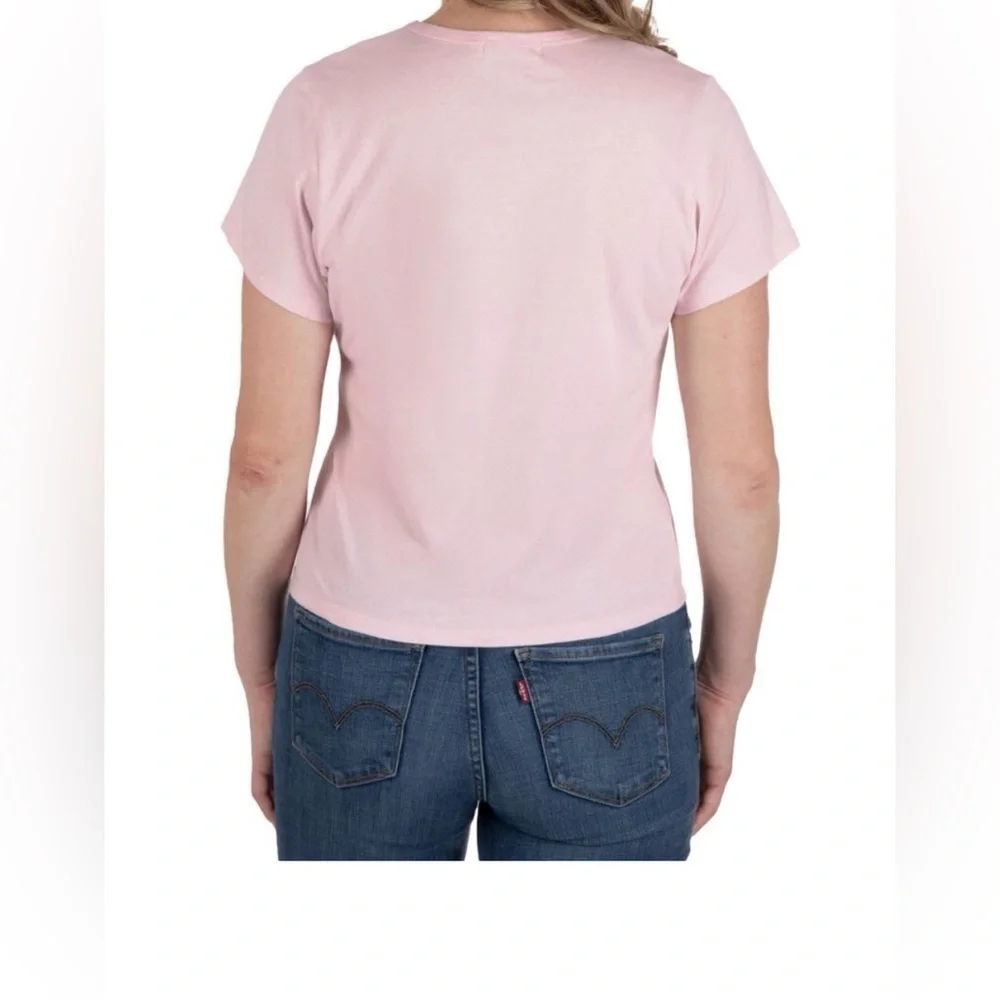 State of Mine Graphic Baby Tee Pink T-Shirt